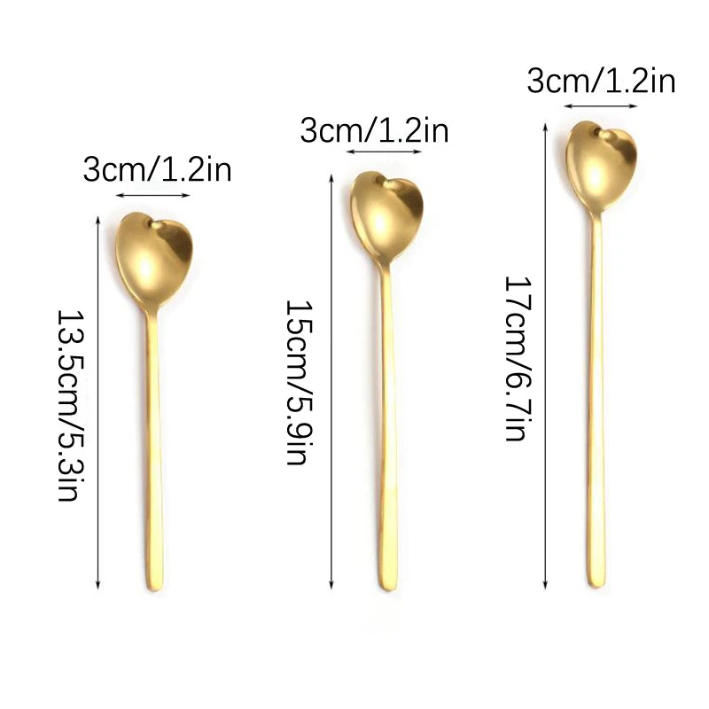 Stainless Steel Long Handled Honey Mixing Spoon