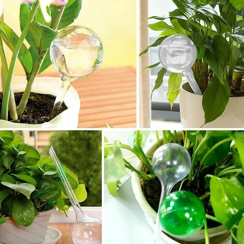 5pcs Automatic Plant Water Feeder Self Watering Plastic Ball Indoor Outdoor Flowers Water Cans Flowerpot Drip Irrigation Device