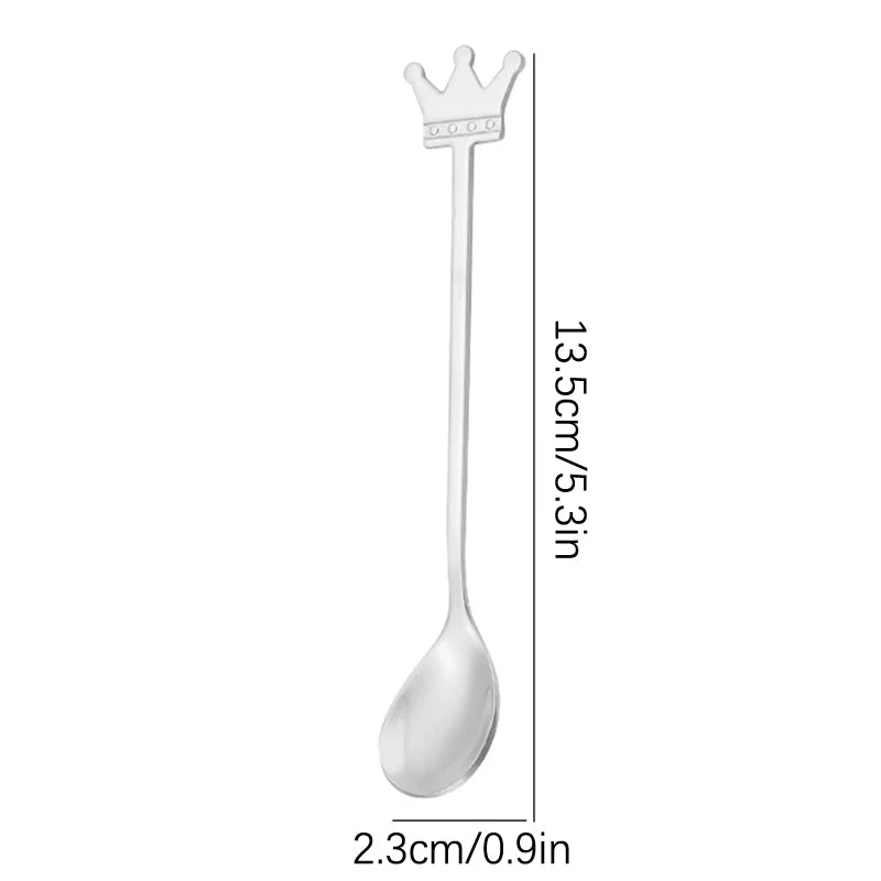 Stainless Steel Long Handled Honey Mixing Spoon