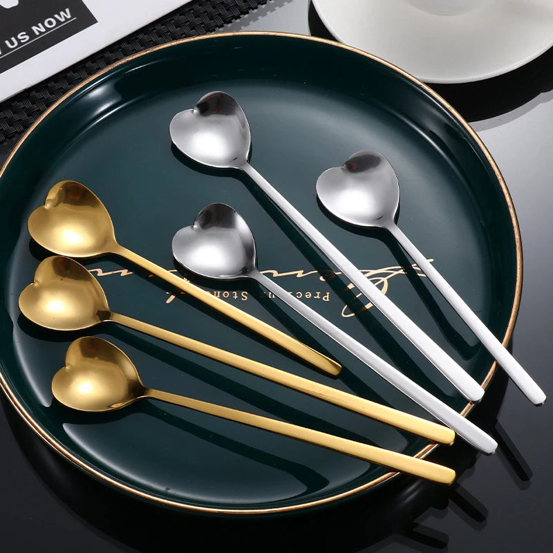 Stainless Steel Long Handled Honey Mixing Spoon